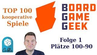 Meine Gedanken zu den BGG Top 100 kooperativen Spielen - Folge 1 - Platz 100 bis 91 + Platz 10