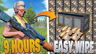 HOW WE WIPED THE SERVER WITH IN 9 HOURS AND GOT BOXES OF EXPLOSIVE LAST ISLAND OF SURVIVAL