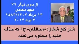 از سوی دیگر ۷۹: شتر گاو شغال: «مخالفان» ج ا که حذف هنیه را محکوم می کنند