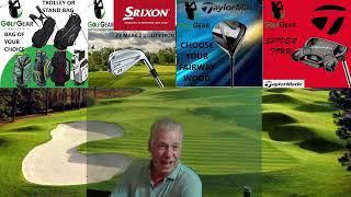 LIVE DRAWS FOR A SET  OF QI 10 IRONS, A SCOTTY CAMERON PUTTER, CHOICE OF WEDGES AND SO MUCH MORE