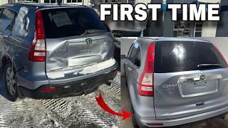 How To Paint Your Car At Home Without Special Tools? | Salvage Honda Rebuild