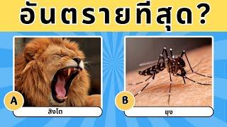  ทดสอบความรู้เรื่องสัตว์ของคุณ! 50 คำถามความรู้ทั่วไปเกี่ยวกับสัตว์ 