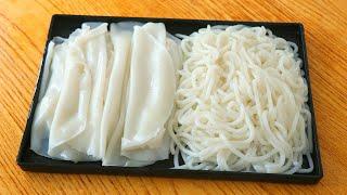 Complete works of home-made rice noodles: 2 recipes in detail