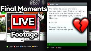 Shutdown Footage of the Xbox 360 Marketplace (REST IN PEACE 2005 - 2024)