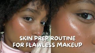 HOW I PREP MY SKIN FOR LONG LASTING FLAWLESS BASE MAKEUP 