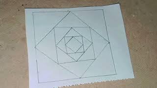 drawing an optical illusions. drawing illusions with pencil. very very easy 3D drawing..