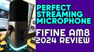 FIFINE AM8 2024 Hands On Review! perfect Streaming Microphone!? With USBc & XLR Inputs?!