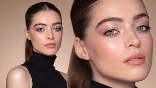 Easy glam for blue eyes and very light skin tone | ALI ANDREEA