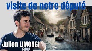 Visite de notre député Julien LIMONGI à Sablonnières après les inondations