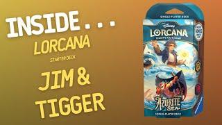 Disney Lorcana Azurite Sea Starter Deck Amber & Ruby (Jim Hawkins & Tigger)  | Inside #632