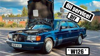 Mercedes Benz 500 SE Oil & Air Filter Change | W126