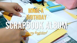 HANDMADE SIMPLE SCRAPBOOK ALBUM IDEA FOR SOMEONE