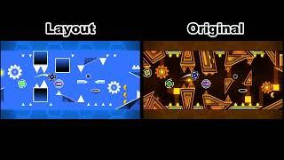 'Solar Flare' Original vs Layout | Geometry Dash Comparison