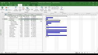 Linking and Globally Linking Tasks Together in Microsoft Project