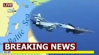 TERRIFYING moment Russian and US warplanes CLASH over Baltic sea