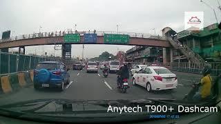 Anytech T900+ Dashcam | Review | Functions | Day& Night Sample Video