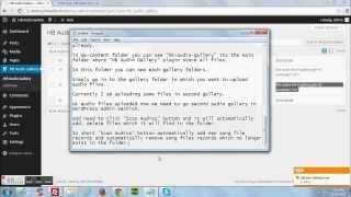 HB Audio Gallery a HTML5 Responsive MP3 player WordPress Plugin Tutorial
