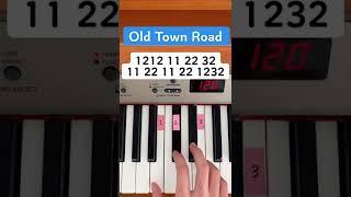 Old Town Road (Piano Tutorial) #TikTok