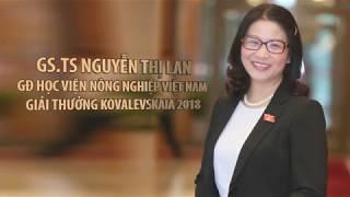 [KOVALEVSKAIA 2018] Tiểu sử khoa học GS.TS Nguyễn Thị Lan (Bản ngắn)