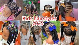 2025 SUPER CUTE KIDS HAIRSTYLES//BACK TO SCHOOL HAIRSTYLES #1million #hairstyle