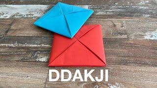 Comment faire un DDAKJI - Squid Game saison 1 saison 2 - Origami - jeu en papier