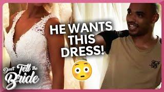 What will this Groom pick for her Bride's dress?! | Don't Tell The Bride