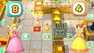Super Mario Party - Peach and Daisy vs Mario and Luigi - Tantalizing Tower Toys