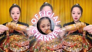 Raw Tiger Prawns | Xiao Yu Mukbang 163 | Facebook : ZBX888