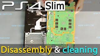 PS4 Slim Disassembly: Fix Overheating with Fan Cleaning & Thermal Paste Replacement