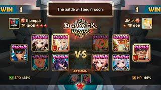 Thompsin vs JMak. Crazy SWC2021 Americas Semifinal in Summoners War