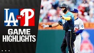 Dodgers vs. Phillies Game Highlights (4/4/25) | MLB Highlights
