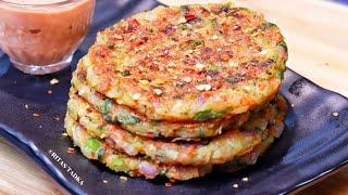 आलू का चीला | Crispy Aloo Cheela recipe | Potato Pancake | Breakfast Recipes | Vegetable Chilla