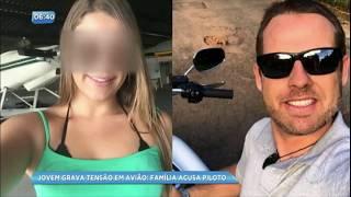 Jovem grava momentos de tensão antes de acidente aéreo