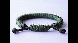 How to Make a "Common Whipping Knot" Paracord Survival Bracelet/Common Whipping Sliding Knot