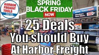 Harbor Freight Top 25 Things to Buy During the Spring Black Friday Sale