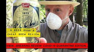 Coors Banquet Beer Review by A Beer Snob's Cheap Brew Review