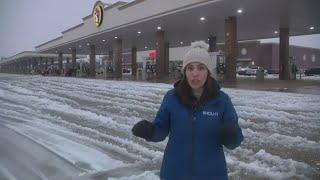 Multiple crashes reported in North Texas as snow falls