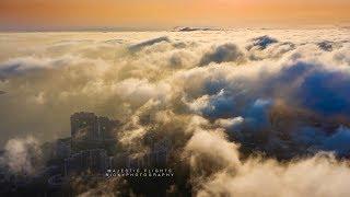 Hong Kong Timelapse 4K - In The Clouds (View From Quantum UFO Mission to Lion Rock)