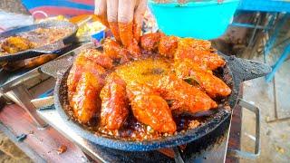 Indian Street Food in Kerala - SPICY MUSSELS MASALA + Chili Soda!! | Kannur, India!