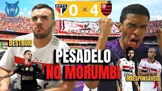 REACT SÃO PAULO 0 X 4 FLAMENGO CHOCOLATE DO FLAMENGO NO MORUMBI