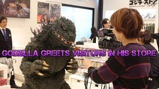 Godzilla Personally Greets You to the Opening of the Godzilla Store!