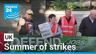 UK summer of strikes: Multiple sectors hit by strikes over high inflation • FRANCE 24 English