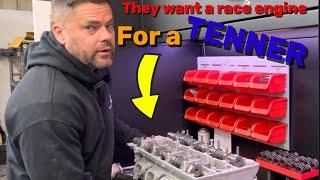 They want a race engine for a tenner, get in the real world!