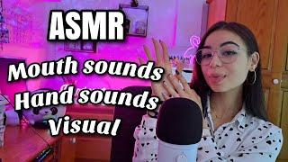 ASMR MOUTH SOUNDS + HAND SOUNDS + VISUAL! | ASMR en español para dormir profundo | Pandasmr