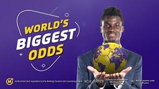 WORLD'S BIGGEST ODDS only on Mozzart Bet .