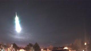 Bolide Meteor Fireball - Eagle, ID (12-5-2021)