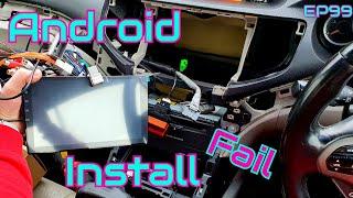 Android headunit install honda accord cu3 8th gen 2009/how to remove hazard light switch