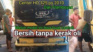 Baru kali ini jumpa canter 2010 bersih tanpa kerak oli | perawatan rutin