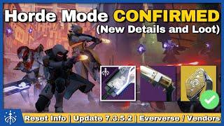 New Horde Mode, Guardian Games Finale, and Bug Fixes | Destiny 2 Weekly Reset