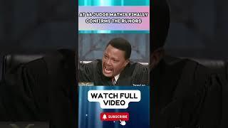 At 64, Judge Mathis FINALLY Confirms The Rumors #JudgeMathis #GregMathisRumors Part 11